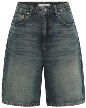 Gestuz Denim Shorts - Grigio