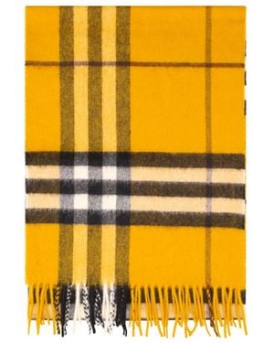 Burberry Winter Scarves - Geel