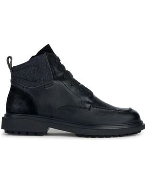 Geox Lace-Up Boots - Blue
