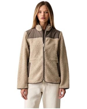 Mos Mosh Kurze Fleecejacke - Braun
