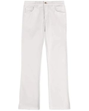 Fay Bootcut Jeans - White