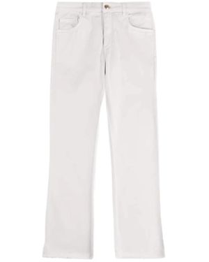 Fay Bootcut Jeans - White
