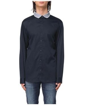 ARMANI EXCHANGE Casual Shirts - Blue