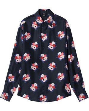 Fendi Overhemden ,Veelkleurig ,Camicia Over - Blauw