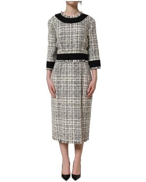 Dolce & Gabbana Midi Dresses - Gray