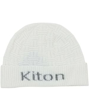 Kiton Beanies - Blanc