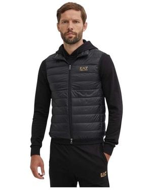 EA7 Gewatteerd Gilet - Zwart