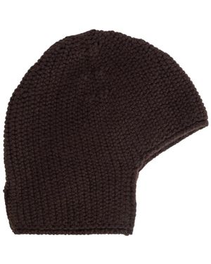 Casey Casey Accessoires ,Bruin ,Beanies - Zwart