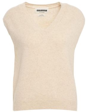 Crush Cashmere Knitwear - Naturel