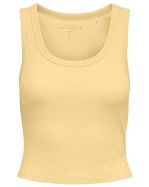 ONLY Sleeveless Tops - Yellow