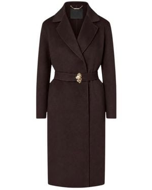 Liu Jo Belted Coats - Marrón