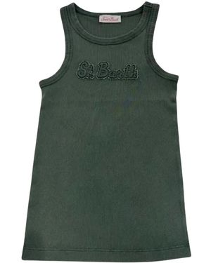 MC2 Saint Barth Sleeveless Tops - Green