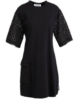 Ice Play Short Dresses - Black