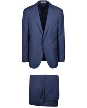 Corneliani Giacca Stondata Anzug - Blau