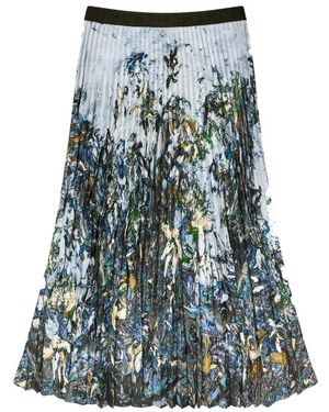 Munthe Midi Skirts - Azul
