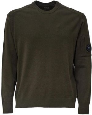 C.P. Company Round-Neck Knitwear - Verde