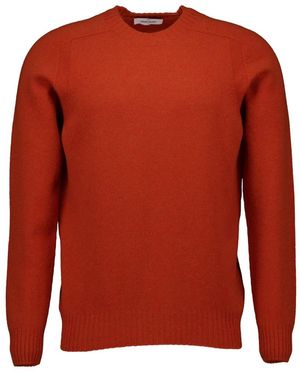 Gran Sasso Round-Neck Knitwear - Red