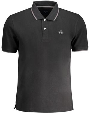 La Martina Polo Shirts - Black