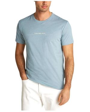 Calvin Klein T-Hemden - Blauw