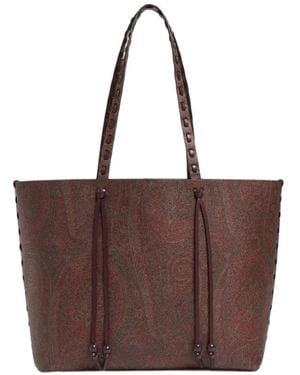 Etro Tote Bags - Brown