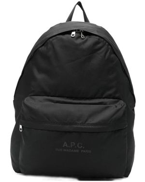 A.P.C. Backstage Nylon Cordura Rucksack - Schwarz