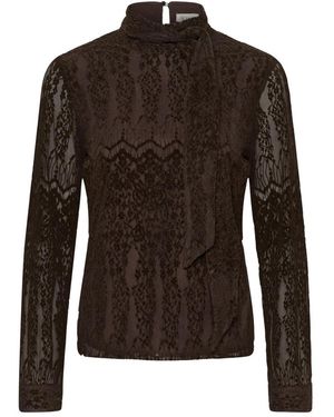 Cream Overhemden ,Bruin ,Blouses & Shirts