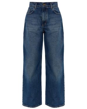 The Mannei Jeans ,Blauw ,Katoen Loose-Fit Jeans