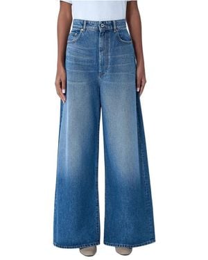 Sportmax Wide Jeans - Blue