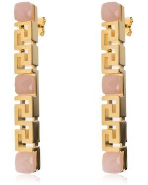 Versace Accessoires ,Geel ,Greca Oorbellen - Metallic