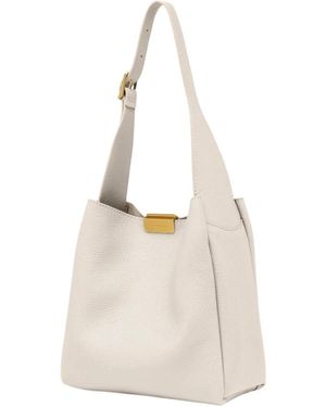 Gianni Chiarini Tassen ,Leer Jo Shoulder Bag - Wit