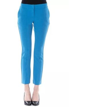 Byblos Slim-Fit Trousers - Blue