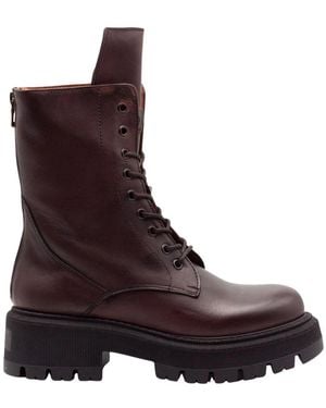 Julie Dee Schnürstiefeletten - Lila