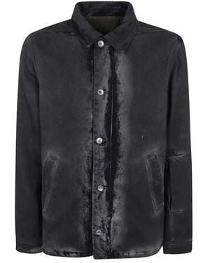 Rick Owens Denim Jackets - Negro