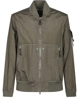 Stone Island Bomber Jackets - Vert