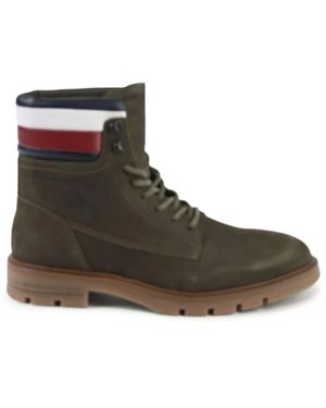Tommy Hilfiger Lace-Up Boots - Brown