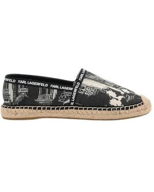 KARL LAGERFELD Kamini Espadrilles - Schwarz