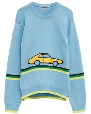 JW Anderson Rundhals-Pullover - Blau