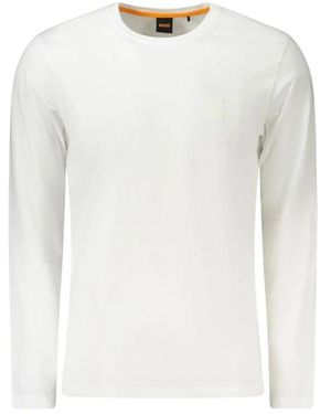 HUGO Long Sleeve Tops - Bianco
