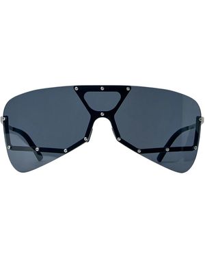 Rick Owens Accessoires ,Zwart ,Nylon Tower Zonnebril - Blauw