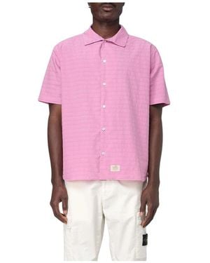 RANRA Short Sleeve Shirts - Pink