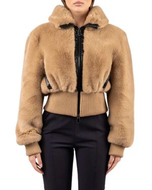 Pinko Faux Fur & Shearling Jackets - Neutre