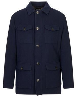 Canali Light Jackets - Azul
