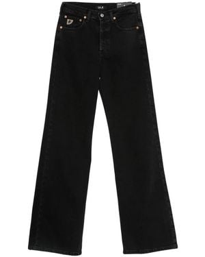 Lois Lindsay Wide-Leg Jeans - Schwarz