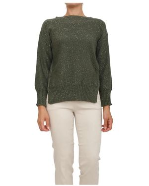 Marella Round-Neck Knitwear - Verde