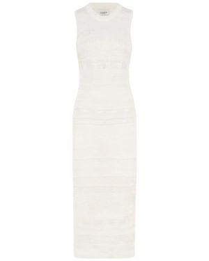 Laneus Midi Dresses - White