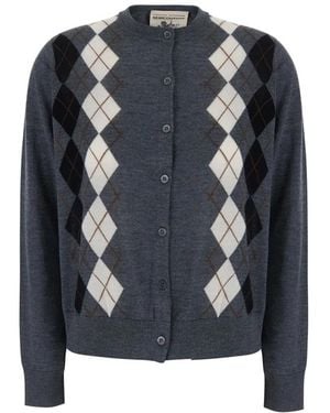 Semicouture Cardigans - Azul