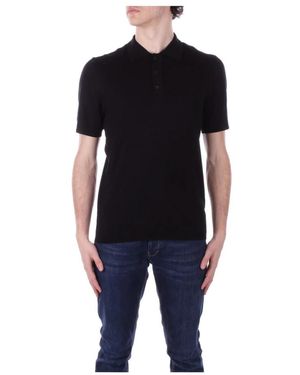 Only & Sons Tops ,Zwart ,Katoen Zwarte Polo T-Shirts En Polos