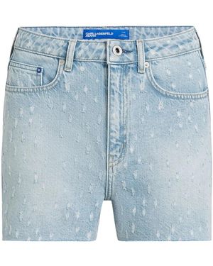 Karl Lagerfeld Denim Shorts - Bleu