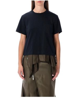 Sacai T-Shirts - Zwart