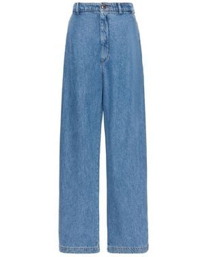 Sportmax Wide Jeans - Azul